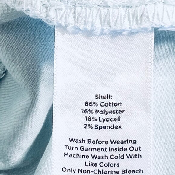 Talbots Women's Stretch Mint Green Stretch Cropped Jeans Size 46x29 - Picture 6 of 10